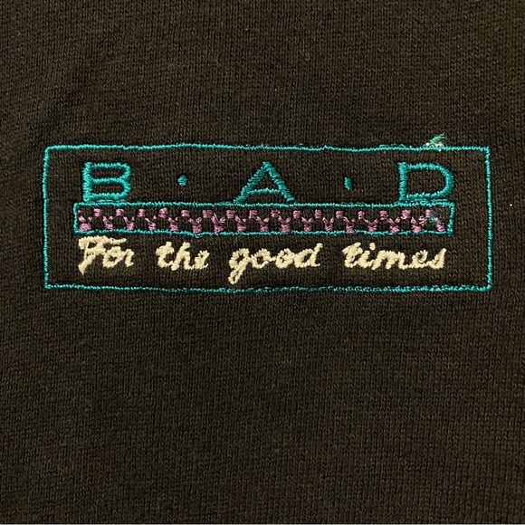 Vintage B.A.D. Full Zip Embroidered Sweatshirt - Picture 8 of 13
